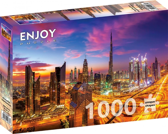 Puzzle Úsvit nad Dubají 1000 dílků