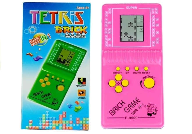 Elektronická kapesní hra Tetris Pink