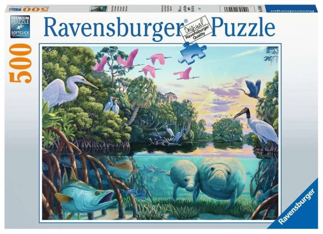 RAVENSBURGER Puzzle Chvíle s kapustňáky 500 dílků