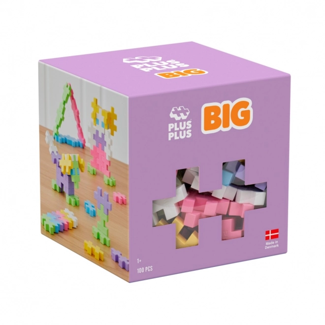 Plus-Plus BIG Pastel Mix - 100 ks