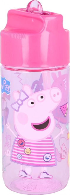 STOR Láhev na pití Tritan Prasátko Peppa 430 ml