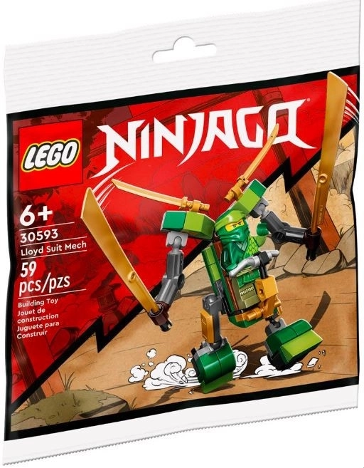 Kostky Ninjago 30593 Mech v kostýmu Lloyda