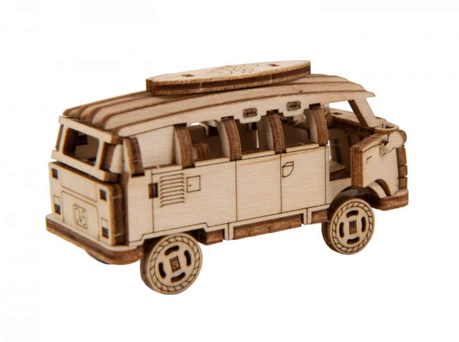 Wooden City 3D puzzle Superfast Minibus Retro