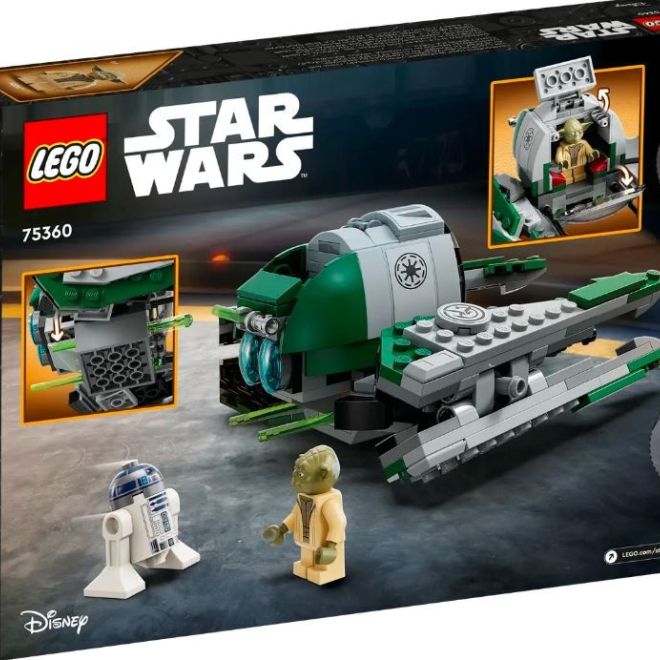 Star Wars cihličky 75360 Jedi Starfighter Yoda