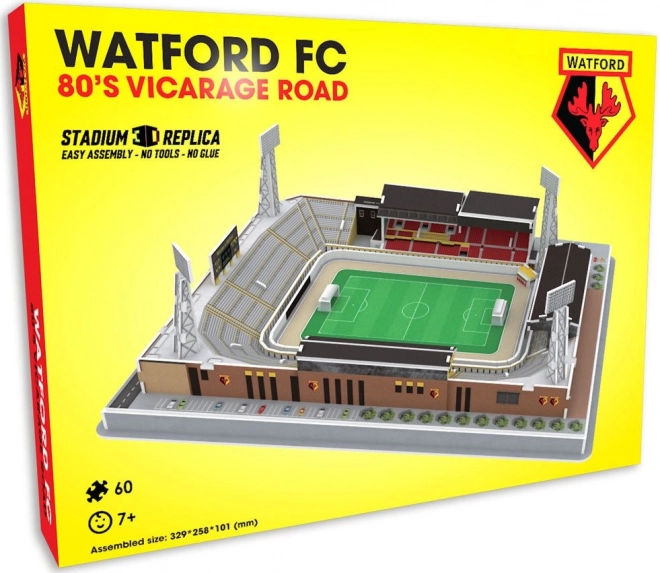 STADIUM 3D REPLICA 3D puzzle Stadion Vicarage Road Watford 59 dílků