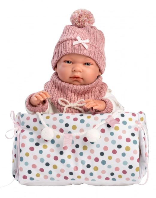 Obleček pro panenku miminko New Born s doplňky