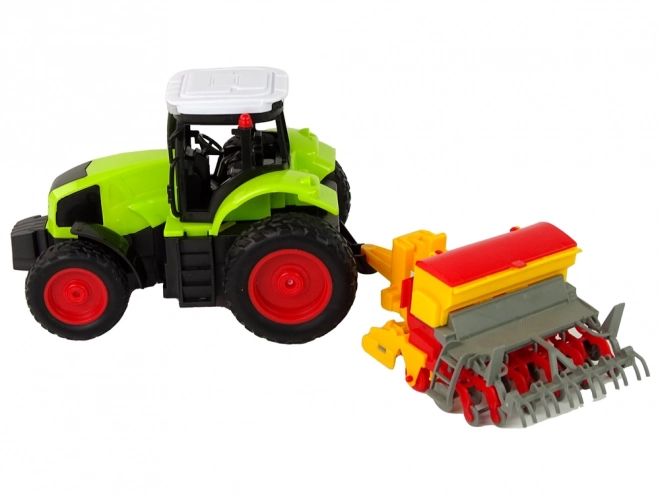 Zemědělské vozidlo Traktor s lisem R/C 1:16 zelený