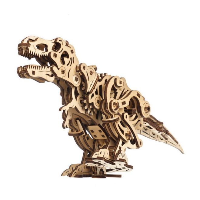 Ugears 3D dřevěné mechanické puzzle Tyrannosaurus Rex
