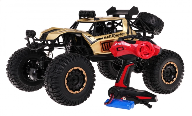 Kovový Mega Crawler 1:8 Gold