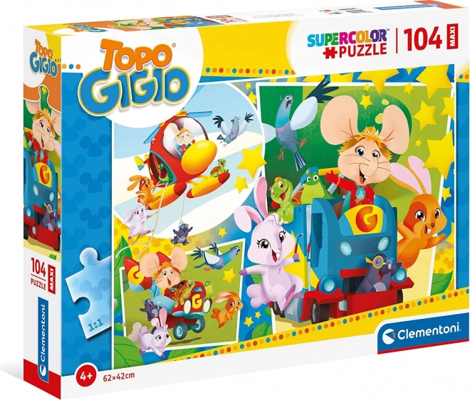 CLEMENTONI Puzzle Myšák Gigio MAXI 104 dílků