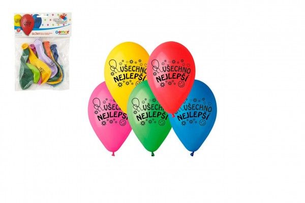 Nafukovací balónky - Všechno nejlepší 10 ks