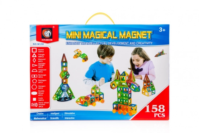 Magnetická stavebnice Magical Magnet - 158 dílů