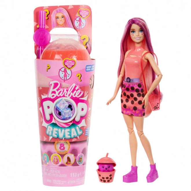 Brb pop reveal barbie bubble tea asst