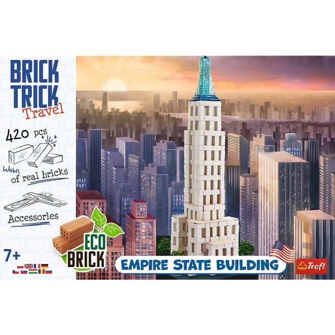 Cihlový trik Cesty cihly Empire State Building
