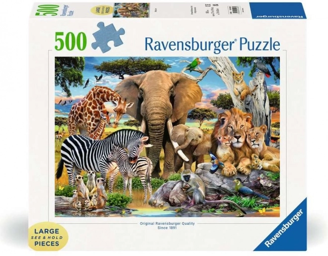 RAVENSBURGER Puzzle Mateřská láska XXL 500 dílků