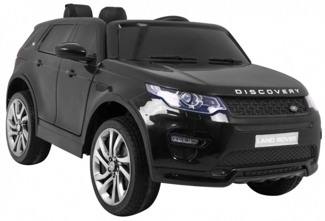 Land Rover Discovery pro děti Černá + Dálkové ovládání + 5bodové bezpečnostní pásy + Nastavení sedadla + EVA + MP3 LED