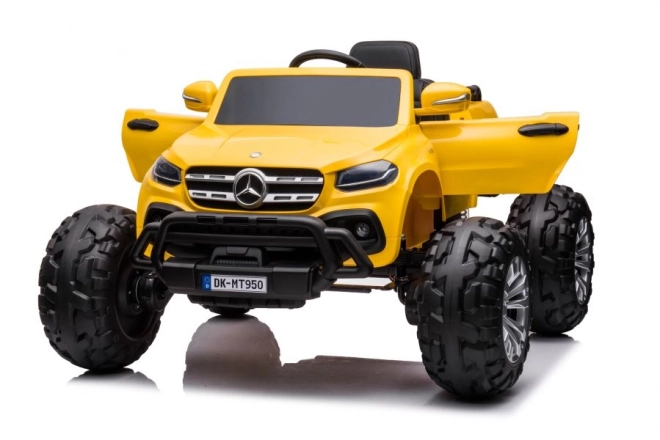 Mercedes DK-MT950 4x4 Battery Car Zlatožlutá barva