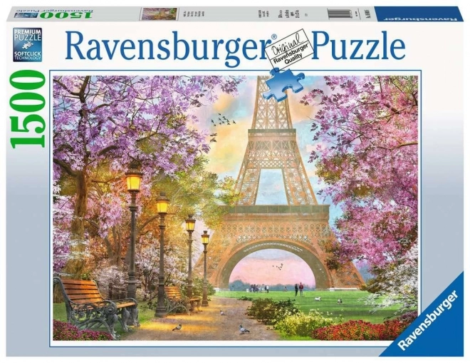 Puzzle 1500 prvků Pařížská romance