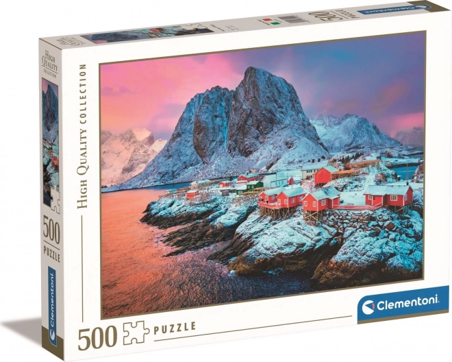 Puzzle Hamnøy vesnice 500 dílků