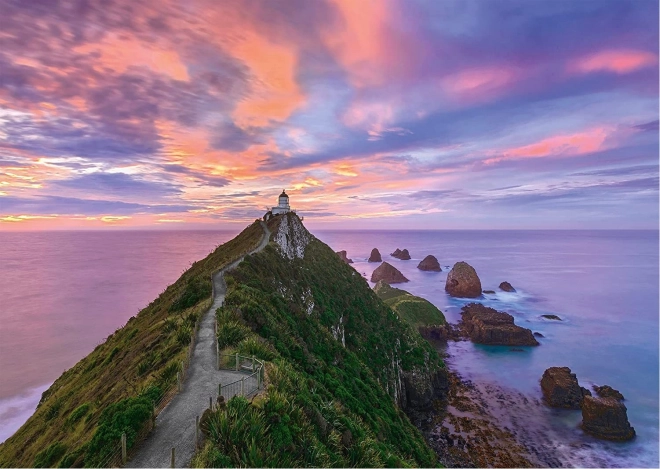 Puzzle Maják Nugget Point Nový Zéland 3000 dílků