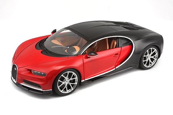 Bburago 1:18 Bugatti Chiron Sport červený