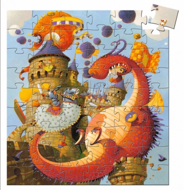 DJECO Puzzle Dračí bitva 54 dílků