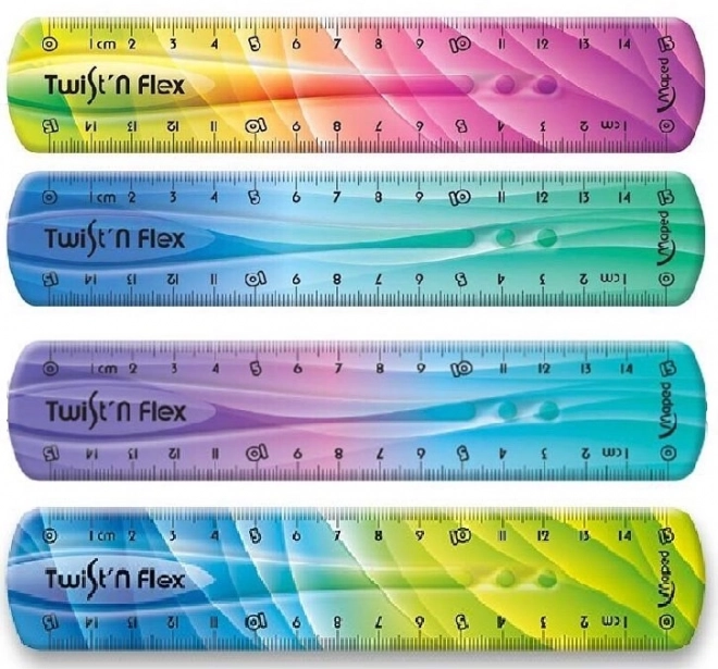 MAPED Pravítko Twist'n Flex duhové 15 cm (mix)