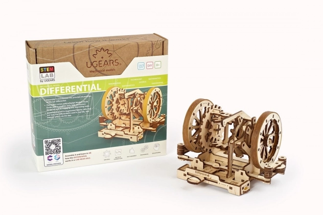 Ugears 3D puzzle - Diferenciál 163 dílků