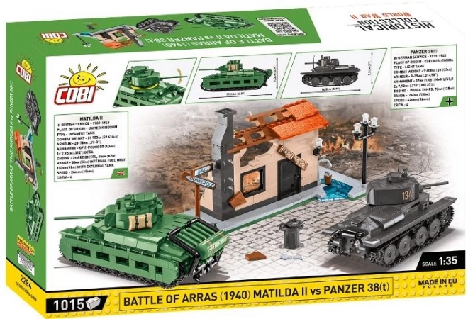 Bricks Bitva u Arrasu 1940 Matilda II vs Panzer 38(t)