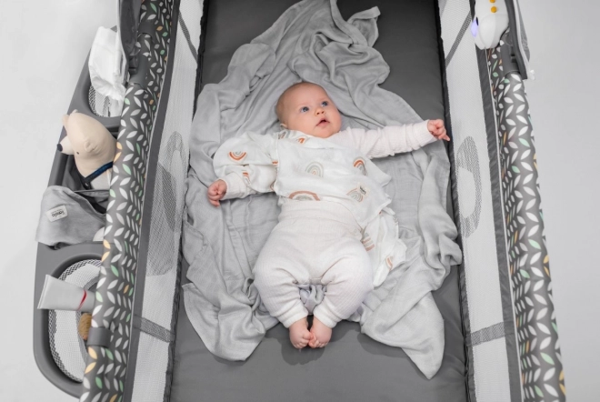 Dětská zavinovačka Bamboo Swaddle Grey Stone