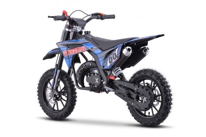 Spalovací motorka TIGER modrá