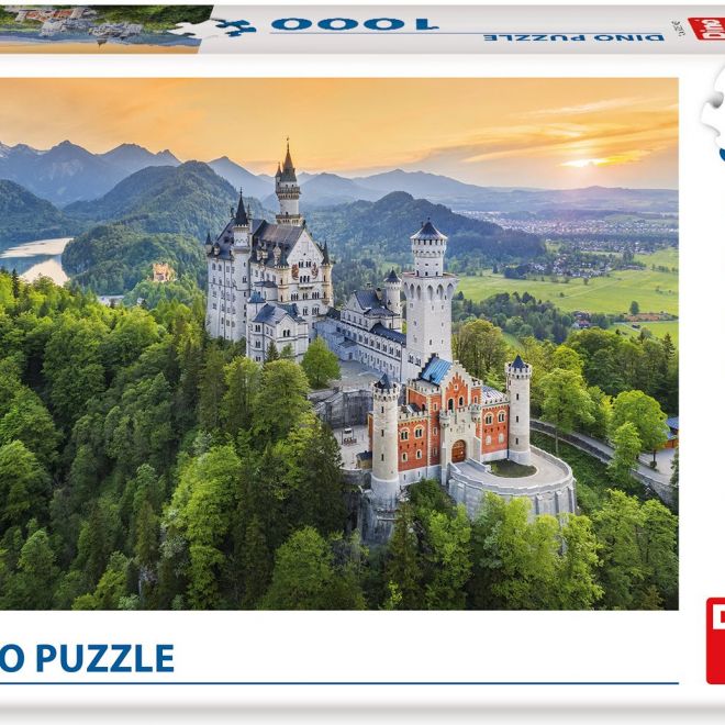 DINO Puzzle Jarní Neuschwanstein 1000 dílků