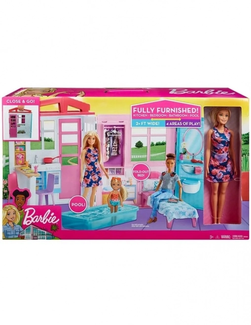 Prázdninový dům Barbie s panenkou FXG55