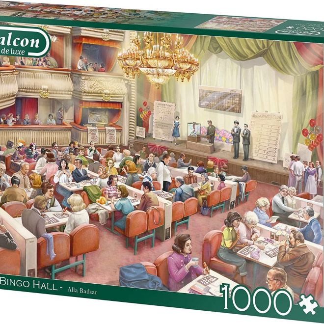 FALCON Puzzle Sál pro hraní Binga 1000 dílků