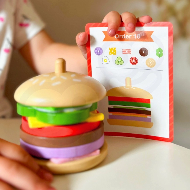 Dřevěná burgerová restaurace WOOPIE GREEN pro děti