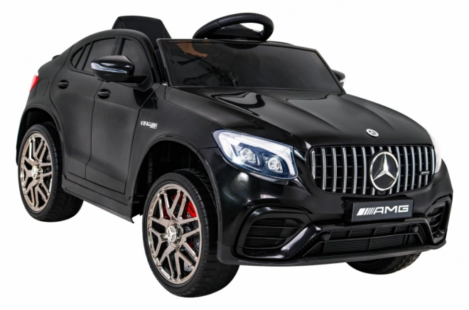 Mercedes Benz GLC63S pro děti černý + dálkové ovládání + pohon 4x4 + MP3 LED + EVA + pomalý start