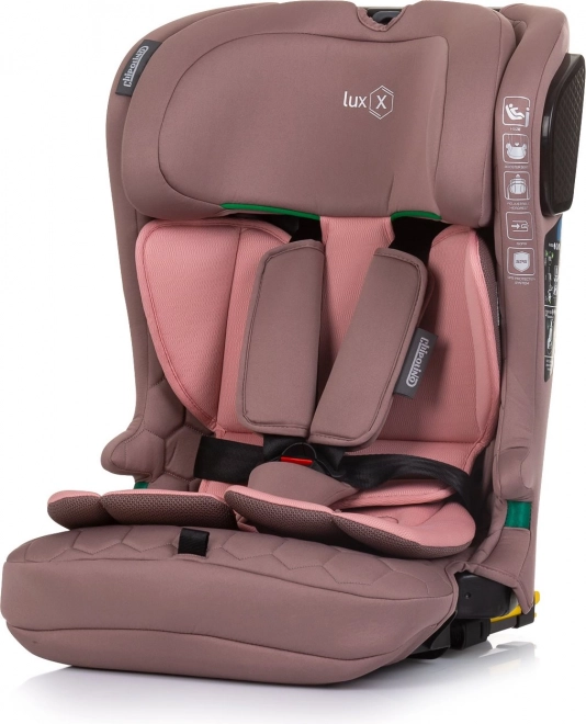 Chipolino autosedačka pro děti Lux X i-Size Isofix Flamingo