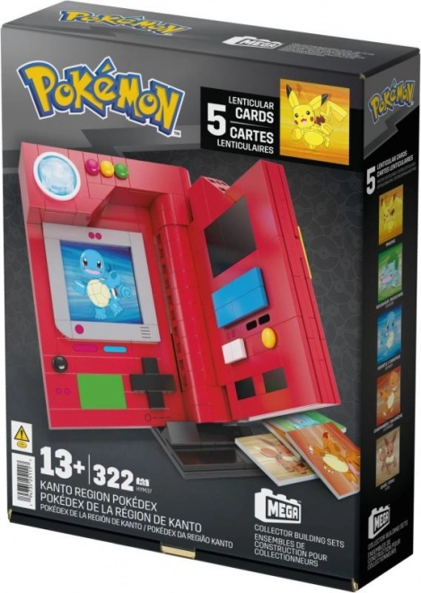 Konstrukční bloky Pokémon Pokédex z Kantó