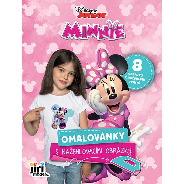 Omalovánka s nažehlovacími obrázky Minnie