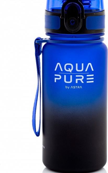 ASTRA Zdravá láhev na vodu Aqua Pure 400ml modro-černá