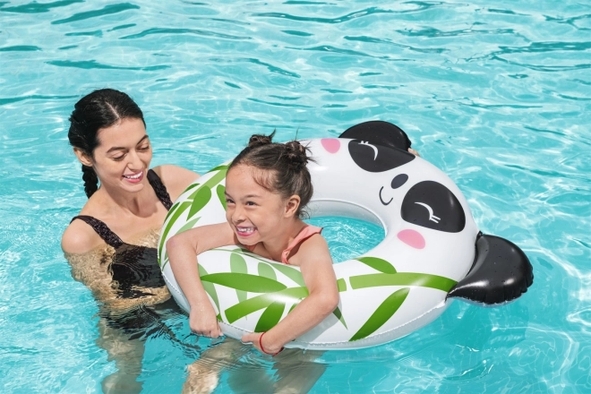 BESTWAY Animals Panda Dětské kolo na plavání 79x85cm