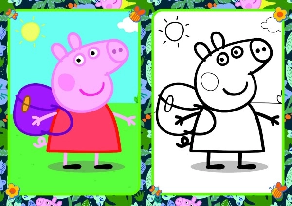 Omalovánky A5 Prasátko Peppa/Peppa Pig 15x21cm