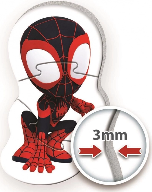 CLEMENTONI Moje první puzzle Spidey a jeho úžasní přátelé 4v1 (3,6,9,12 dílků)