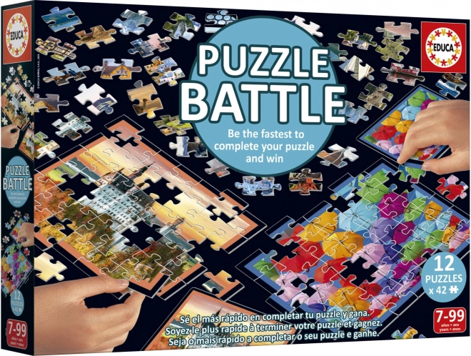 EDUCA Puzzle bitva Cestování 12x42 dílků