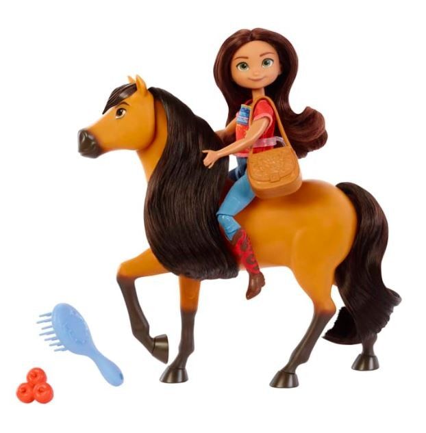 Sada Spirit Lucky a Spirit Doll + kůň Mustang