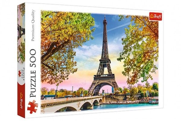 Puzzle - Romantická Paříž 500 ks