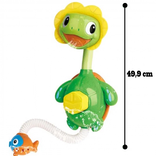 Zábavná koupelová fontána želva pro děti