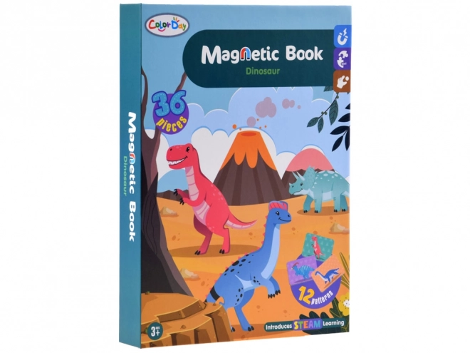 Magnetické puzzle Dinosaurus 36el ZA4408