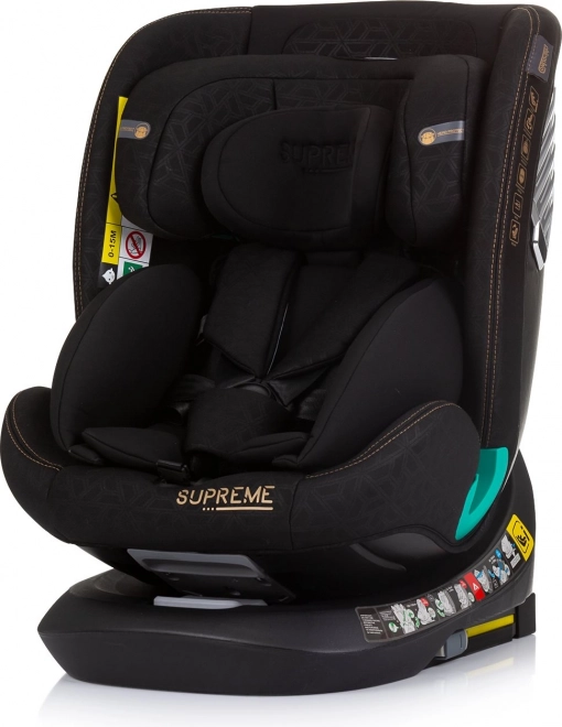 Chipolino autosedačka Supreme otáčecí i-Size Isofix Obsidian