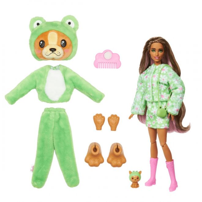 Panenka Barbie Cutie Reveal Dog Frog